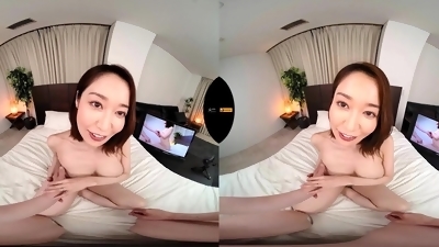 Lascivious asian babe VR incredible hardcore video