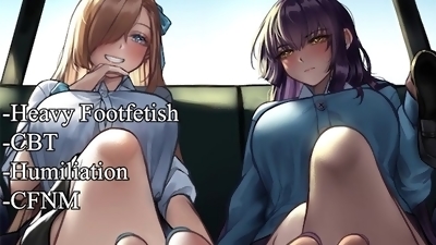 [JOI] These girls will teach you to love feet~
