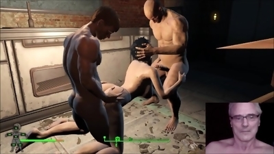 Threesome Deep Penitration Deep Throat: MILF Thanks City Guard: Fallout 4 Porn 3D Animated Sex